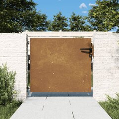 vidaXL Puutarhaportti 85x100 cm corten teräs hinta ja tiedot | Aidat ja tarvikkeet | hobbyhall.fi