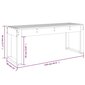 vidaXL Puutarhapenkki hunajanruskea 110x38x45 cm täysi mänty hinta ja tiedot | Puutarhapenkit | hobbyhall.fi