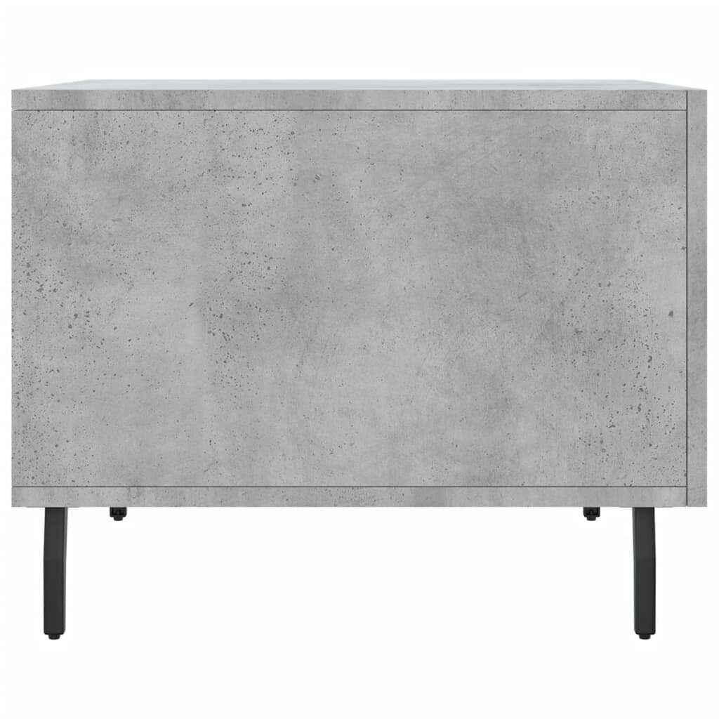 vidaXL Sohvapöydät 2 kpl betoninharmaa 50x50x40 cm tekninen puu hinta ja tiedot | Sohvapöydät | hobbyhall.fi