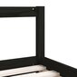 vidaXL Lasten sängynrunko laatikoilla musta 90x190 cm täysi mänty hinta ja tiedot | Lastensängyt | hobbyhall.fi