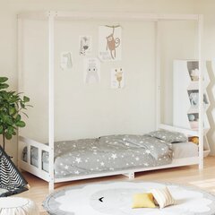 vidaXL Lasten sängynrunko valkoinen 90x190 cm täysi mänty hinta ja tiedot | Lastensängyt | hobbyhall.fi