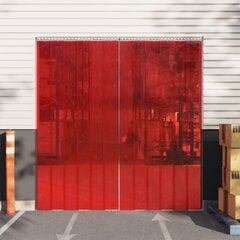 vidaXL Oviverho punainen 300 mm x 2,6 mm 10 m PVC hinta ja tiedot | Oven saranat ja lisävarusteet | hobbyhall.fi