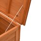 vidaXL Ulkosäilytyslaatikko ruskea 50x49x56,5 cm täysi kuusi hinta ja tiedot | Säilytyslaatikot ja -korit | hobbyhall.fi