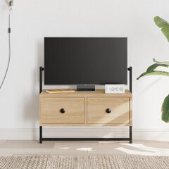 vidaXL TV-kaappi seinälle Sonoma-tammi 60,5x30x51 cm tekninen puu hinta ja tiedot | TV-tasot | hobbyhall.fi