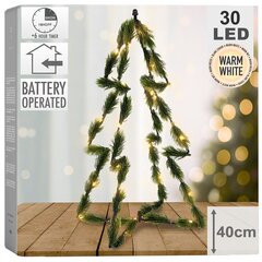 keinotekoinen joulukuusi 30 led, 40 cm hinta ja tiedot | Joulukoristeet | hobbyhall.fi