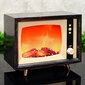 LED-sähkötakka/retro-TV, 22x13x18 cm hinta ja tiedot | Takat | hobbyhall.fi