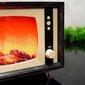 LED-sähkötakka/retro-TV, 22x13x18 cm hinta ja tiedot | Takat | hobbyhall.fi