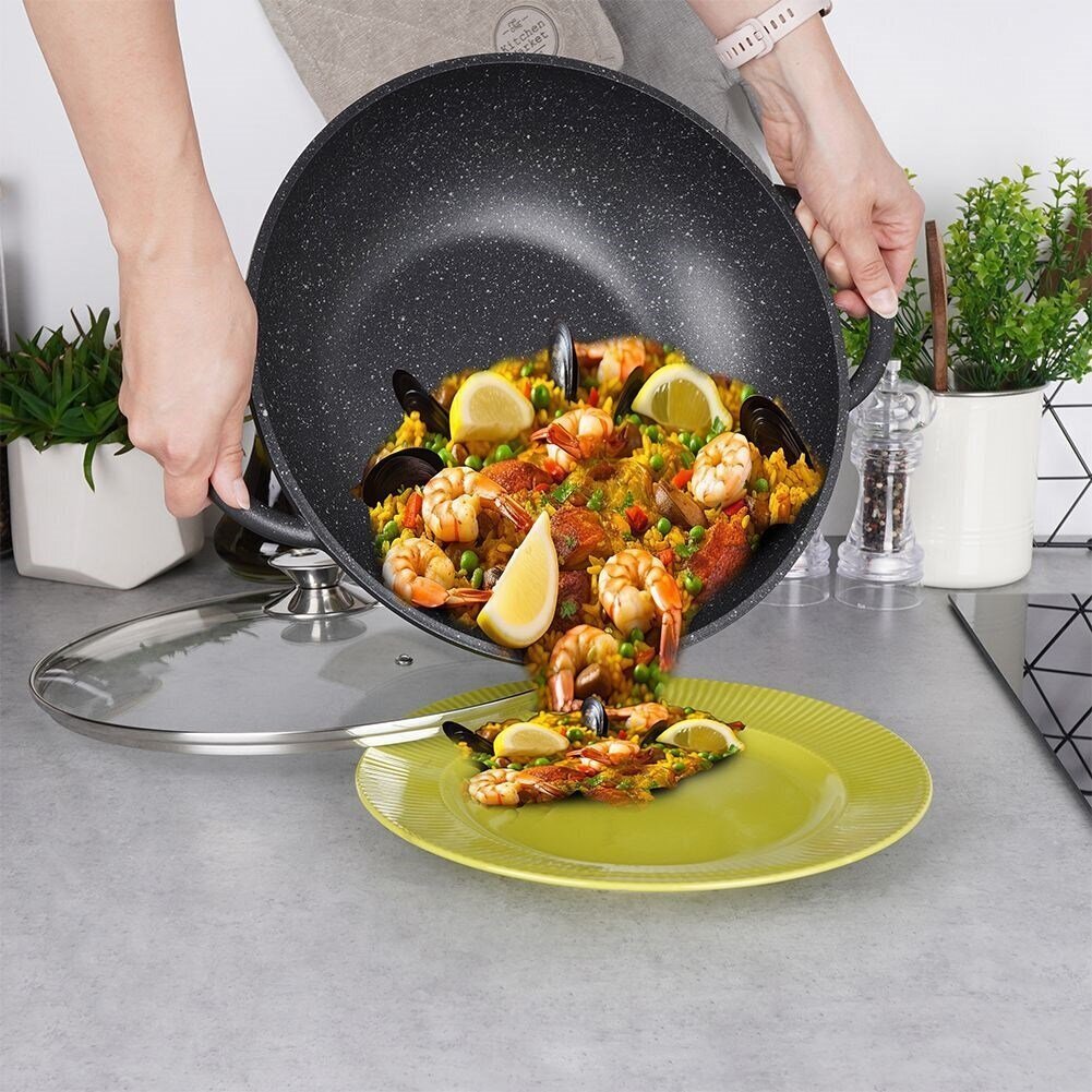 Klassinen wok-pannu, 32cm hinta ja tiedot | Kattilat ja painekattilat | hobbyhall.fi