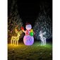 LED joulukoriste Lumiukko, 155 cm hinta ja tiedot | Joulukoristeet | hobbyhall.fi