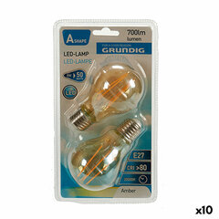 LED-lamppu Grundig 8 W 2300 K E27 Meripihka 700 lm (10 osaa) (6 x 10 x 6 cm) hinta ja tiedot | Lamput | hobbyhall.fi