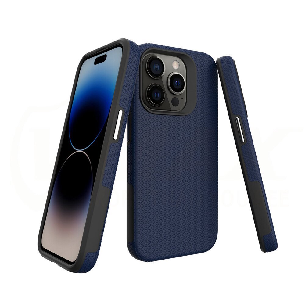 Vmax Triangle Case for Samsung Galaxy A34 navy blue hinta ja tiedot | Puhelimen kuoret ja kotelot | hobbyhall.fi