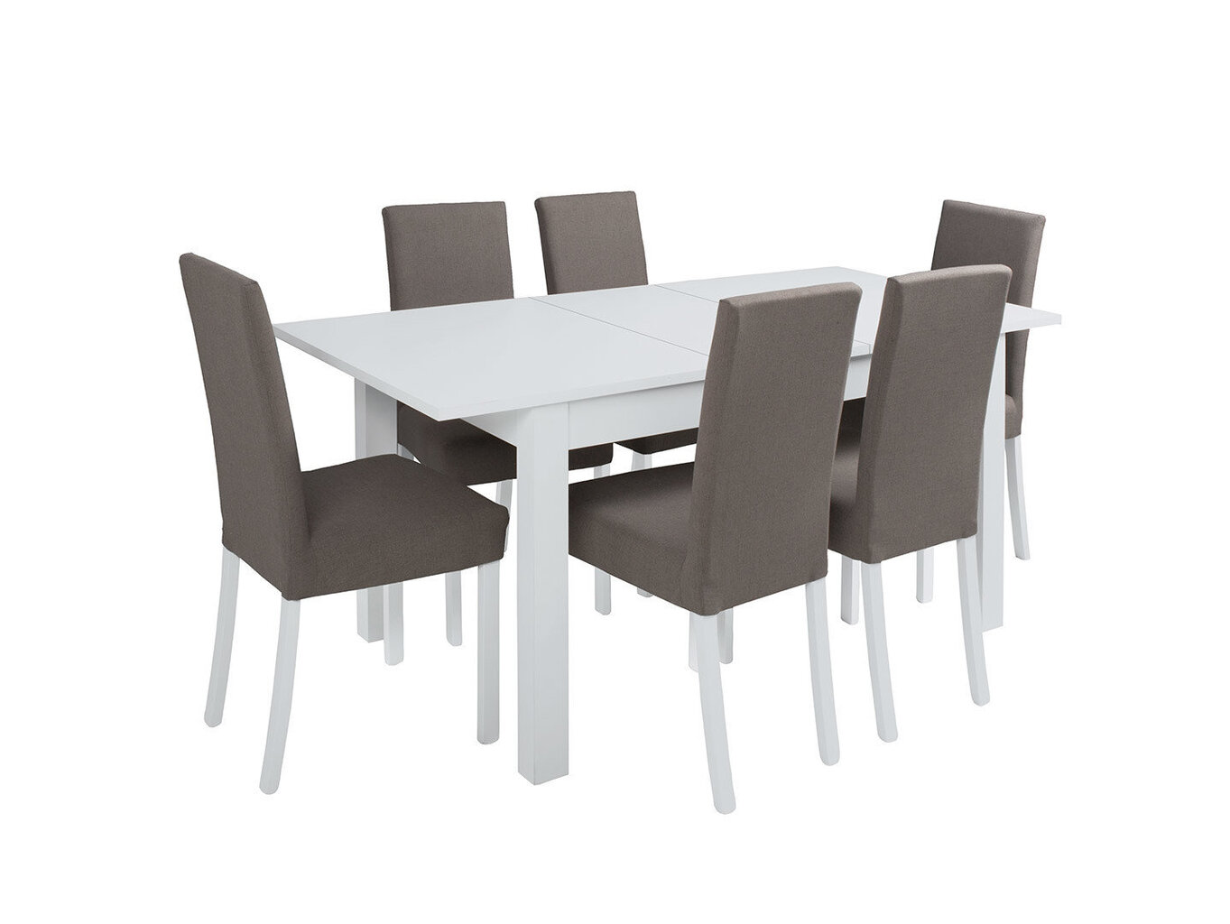 2 tuolin setti, VKRM 2, ruskea/valkoinen hinta ja tiedot | Ruokapöydän tuolit | hobbyhall.fi