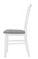 2 tuolin sarja, Marynarz-2, harmaa/valkoinen hinta ja tiedot | Ruokapöydän tuolit | hobbyhall.fi