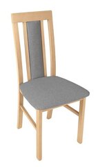 2 tuolin sarja, BRW Belia, harmaa/ruskea hinta ja tiedot | Ruokapöydän tuolit | hobbyhall.fi
