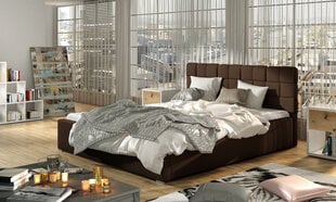 Sänky Grand MD, 160x200 cm, ruskea hinta ja tiedot | Sängyt | hobbyhall.fi