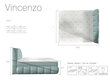 Sänky Vincenzo, 140x200 cm, keinonahka, ruskea hinta ja tiedot | Sängyt | hobbyhall.fi