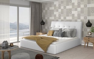 Sänky NORE Inge 21, 140x200cm, valkoinen hinta ja tiedot | Sängyt | hobbyhall.fi