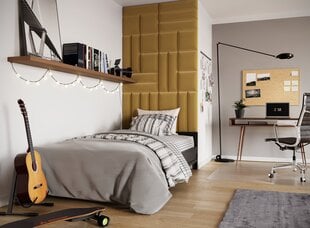 Eltap Quadratta pehmeät seinäpaneelit, 120x195 cm, keltainen hinta ja tiedot | Pehmeät seinäpaneelit | hobbyhall.fi