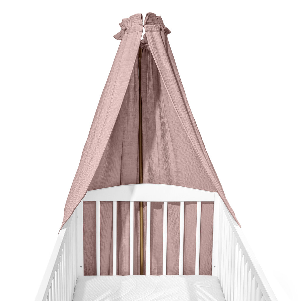 Katos vauvansänkyyn Albero Mio CC1, vaaleanpunainen hinta ja tiedot | Vauvan tyynyt ja peitot | hobbyhall.fi