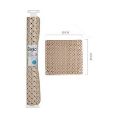 Kylpyhuonematto Letitys Beige PVC (0,03 x 50 x 50 cm) (12 osaa) hinta ja tiedot | Isot matot | hobbyhall.fi