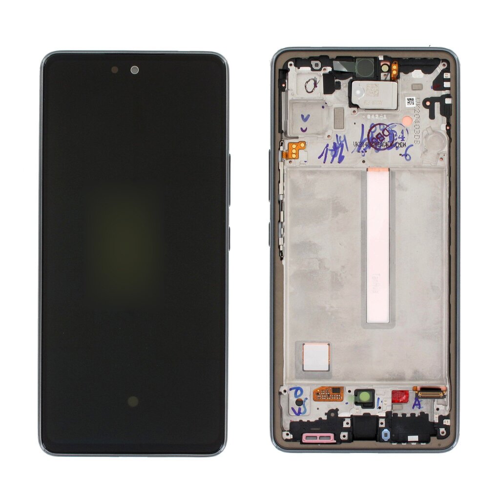 LCD-näyttö Samsung A536 A53 5G kosketusnäytöllä ja kehyksellä Awesome Black (service pack) hinta ja tiedot | Puhelimen kuoret ja kotelot | hobbyhall.fi