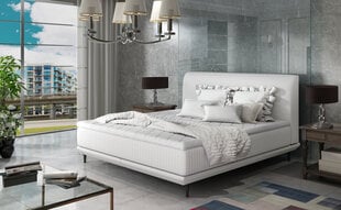 Sänky NORE Asteria 140x200cm, valkoinen hinta ja tiedot | Sängyt | hobbyhall.fi