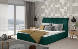 Sänky NORE Inge 10, 180x200 cm, vihreä hinta ja tiedot | Sängyt | hobbyhall.fi