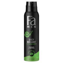 Deodorantti Fa Men Spicy Bergamot, 150 ml hinta ja tiedot | Deodorantit | hobbyhall.fi