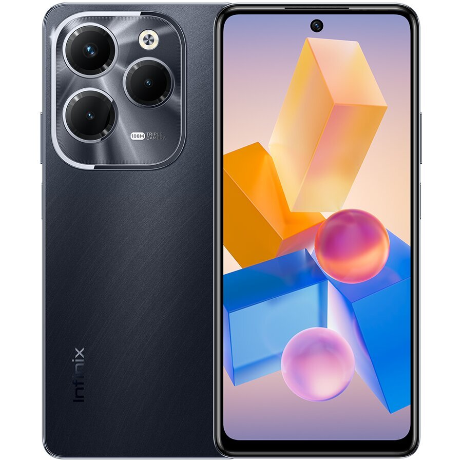 Infinix Hot 40 PRO 8/256GB Starlit Black hinta ja tiedot | Matkapuhelimet | hobbyhall.fi