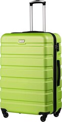 Coolife matkalaukku, vaaleanvihreä, 77x52,5x30 cm hinta ja tiedot | Matkalaukut ja -kassit | hobbyhall.fi