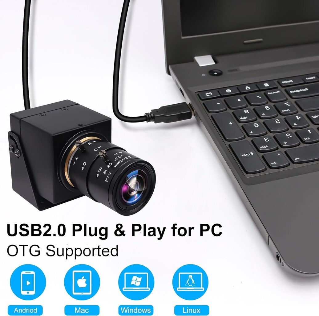 Svpro 4K Webcam, musta hinta ja tiedot | Web-kamerat | hobbyhall.fi