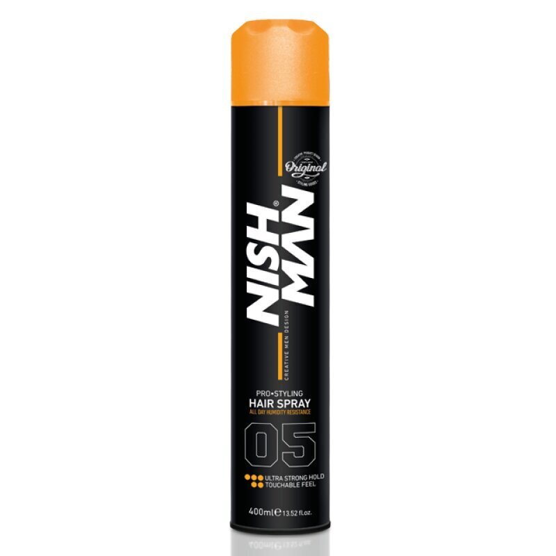 Hiuslakka Nishman Hair spray 05 Ultra Hold, 400 ml hinta ja tiedot | Kampaamotuotteet | hobbyhall.fi