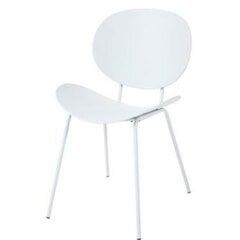 Jakkara DKD Home Decor Musta Metalli Valkoinen polypropeeni (52,5 x 49 x 104 cm) hinta ja tiedot | Ruokapöydän tuolit | hobbyhall.fi