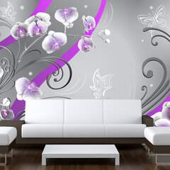 Valokuvatapetti - Purple orchids - variation 300x210 cm hinta ja tiedot | Valokuvatapetit | hobbyhall.fi