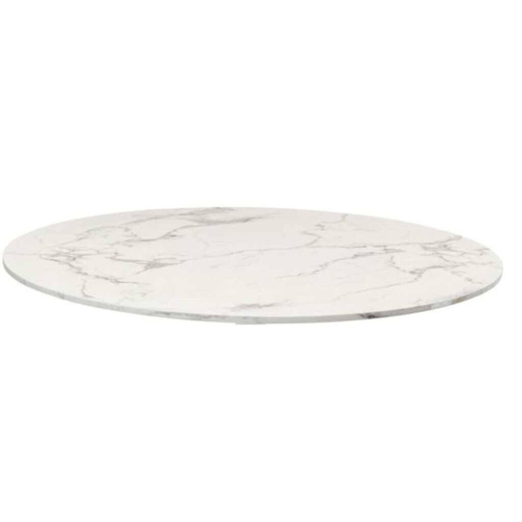 Pöytälevy Schickeria Marble Print Valkoinen Ø80cm hinta ja tiedot | Pöytälevyt | hobbyhall.fi