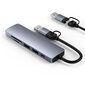 6in1 USB/Micro SD/Type-C hinta ja tiedot | Adapterit | hobbyhall.fi