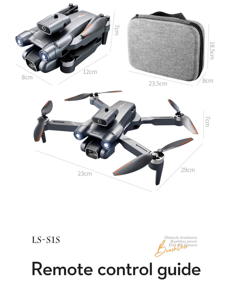 Drone S1S 4k UHD hinta ja tiedot | Dronet | hobbyhall.fi