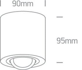 ONELight kattovalaisin Round 12105AB/W hinta ja tiedot | Kattovalaisimet | hobbyhall.fi