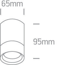 OneLight ulkokattovalaisin Cylinders 67130C/W hinta ja tiedot | OneLight Lamput ja valaisimet | hobbyhall.fi