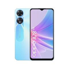 OPPO A78 5G 4/128GB Glowing Blue hinta ja tiedot | Matkapuhelimet | hobbyhall.fi