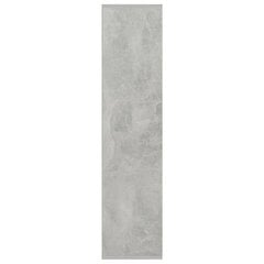 vidaXL Kirjahylly betoninharmaa 50x25x106 cm lastulevy hinta ja tiedot | Hyllyt | hobbyhall.fi