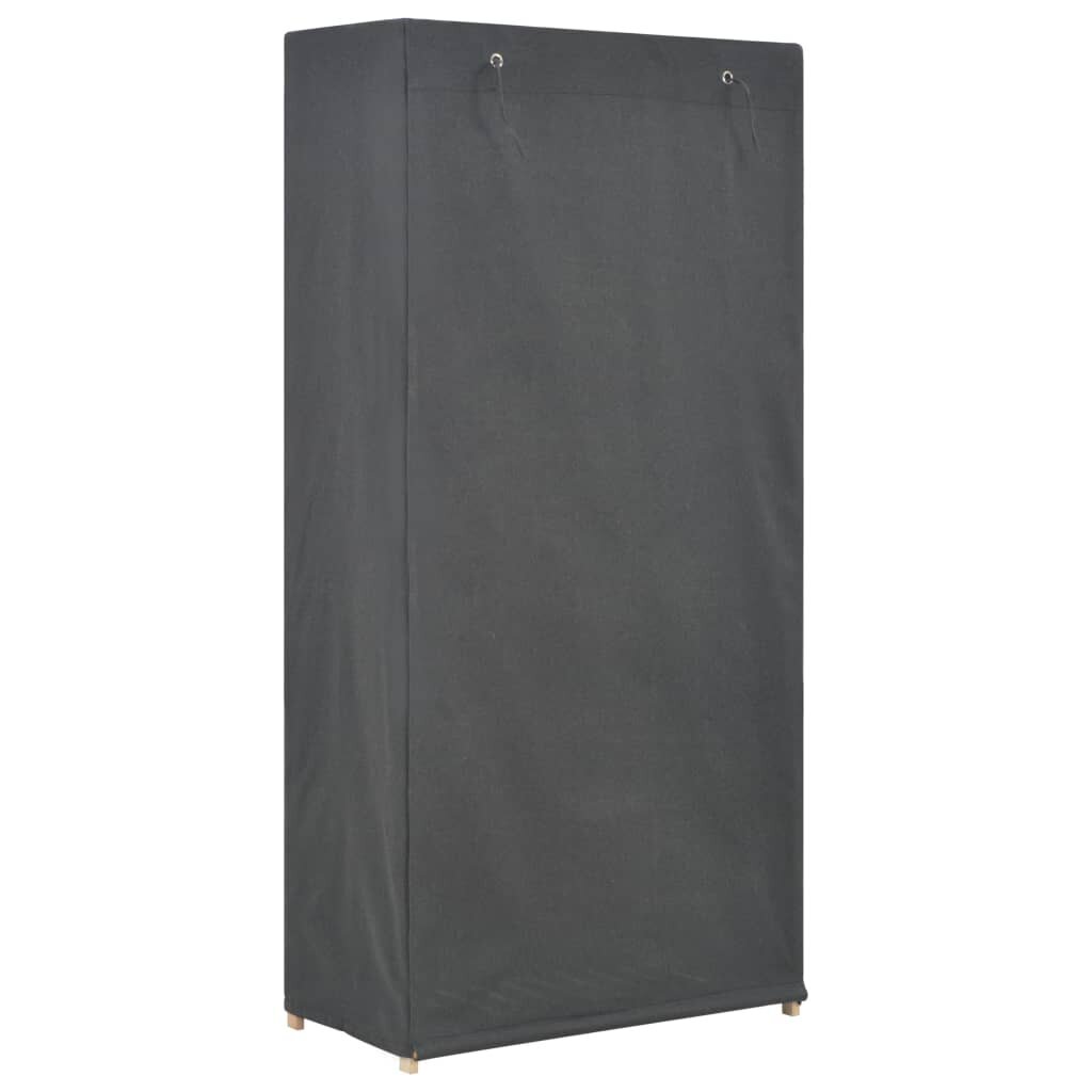 vidaXL 3-kerroksinen Vaatekaappi 79x40x170 cm kangas hinta ja tiedot | Kaapit | hobbyhall.fi