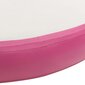 vidaXL Täytettävä voimistelumatto pumpulla 100x100x20 cm PVC pinkki hinta ja tiedot | Joogamatot | hobbyhall.fi