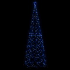 vidaXL Kartio joulukuusi 1400 sinistä LED-valoa 160x500 cm hinta ja tiedot | Joulukoristeet | hobbyhall.fi