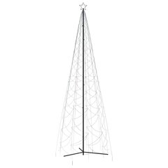 vidaXL Kartio joulukuusi 1400 sinistä LED-valoa 160x500 cm hinta ja tiedot | Joulukoristeet | hobbyhall.fi