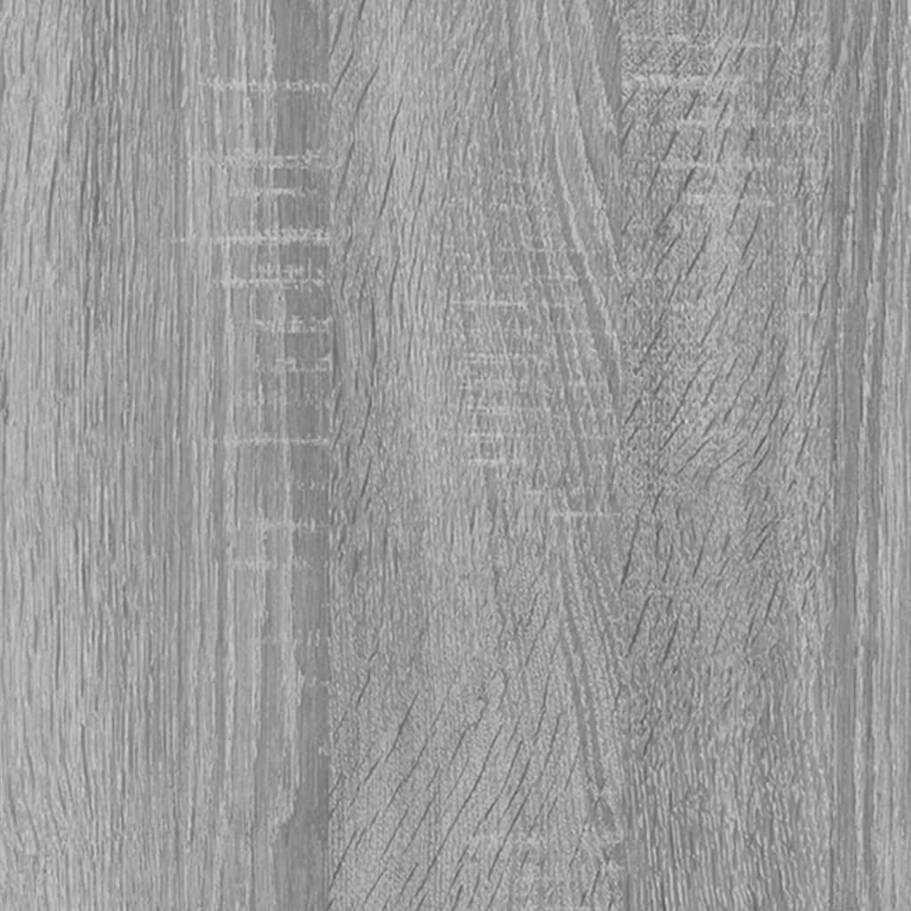 vidaXL Kenkäpenkki harmaa Sonoma 80x24x45 cm tekninen puu hinta ja tiedot | Kenkäkaapit ja -hyllyt | hobbyhall.fi