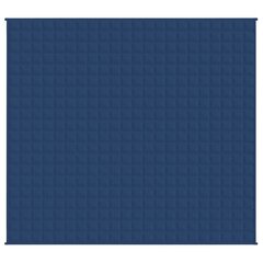 vidaXL Painopeitto sininen 220x230 cm 15 kg kangas hinta ja tiedot | Peitot | hobbyhall.fi