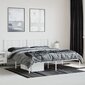 vidaXL Metallinen sängynrunko päädyllä valkoinen 183x213 cm hinta ja tiedot | Sängyt | hobbyhall.fi