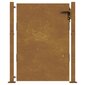 vidaXL Puutarhaportti 105x155 cm corten teräs hinta ja tiedot | Aidat ja tarvikkeet | hobbyhall.fi