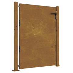 vidaXL Puutarhaportti 105x155 cm corten teräs hinta ja tiedot | Aidat ja tarvikkeet | hobbyhall.fi